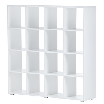 Стеллаж кубический «Клик Мебель. Инмарк», 1400×356×1410 мм, цвет белый