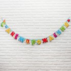 Гирлянда-буквы «С днём рождения», лучший подарок - фото 318253420