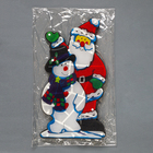 Светодиодная фигура «Дед Мороз и снеговик» 24 × 45 см, пластик, 220 В, свечение мульти (RG/RB) - Фото 5