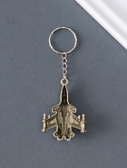 Металлический брелок для ключей на кольце «Самолет», - Фото 3