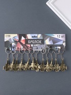 Металлический брелок для ключей на кольце «Самолет», - Фото 4