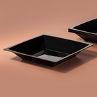 Тарелка одноразовая для фуршета, 17.2 см, пластик, квадратная, глубокая, МИКС - Фото 6