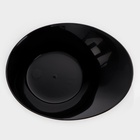 Форма пластиковая одноразовая для фуршета «Содо», 50 мл, 9,5 см, чёрная 4655682 - фото 13160251