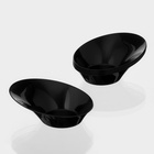 Форма пластиковая одноразовая для фуршета «Содо», 50 мл, 9,5 см, чёрная 4655682 - фото 13160248