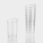 Стакан одноразовый для фуршета «Конический экстра», 150 мл, пластик, прозрачный - Фото 5