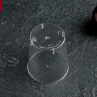 Стопка пластиковая одноразовая «Кристалл», 20 мл, цвет прозрачный - Фото 2