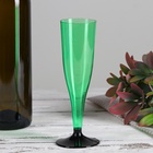 Бокал одноразовый для шампанского «Флюте», 100 мл, пластик, МИКС - Фото 9