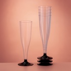 Бокал одноразовый для шампанского «Флюте», 100 мл, пластик, МИКС - Фото 10