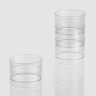 Форма одноразовая для фуршета «Ноль», 60 мл, пластик, прозрачная - Фото 5