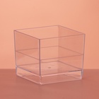 Форма одноразовая для фуршета «Куб», 60 мл, пластик, прозрачная - Фото 1