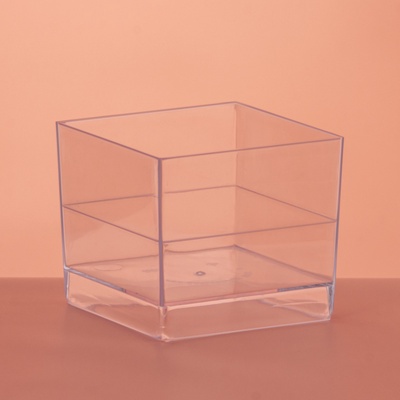 Форма одноразовая для фуршета «Куб», 60 мл, пластик, прозрачная