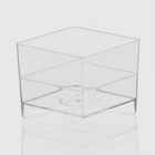 Форма одноразовая для фуршета «Куб», 60 мл, пластик, прозрачная - Фото 1