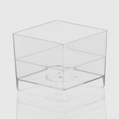 Форма одноразовая для фуршета «Куб», 60 мл, пластик, прозрачная