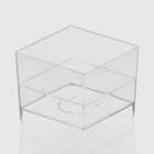 Форма одноразовая для фуршета «Куб», 60 мл, пластик, прозрачная - Фото 2