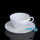УЦЕНКА Набор: 2 чайные пары Confetteria белые, 150 мл, 17 × 17 × 15 см - Фото 2