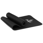 Коврик для йоги Sangh, 183×61×1 см, цвет чёрный - фото 3845386