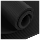 Коврик для йоги Sangh, 183×61×1 см, цвет чёрный - фото 3845387