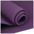 Коврик для йоги Sangh, 183×61×0,8 см, цвет фиолетовый - Фото 14