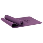 Коврик для йоги Sangh, 183×61×0,8 см, цвет фиолетовый - Фото 4