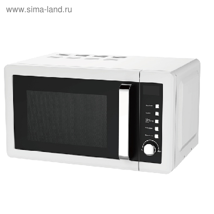 Микроволновая печь Zarget ZMW 20UX45L, 700 Вт, 20 л, 6 режимов, ручка, чёрно-белая - Фото 1