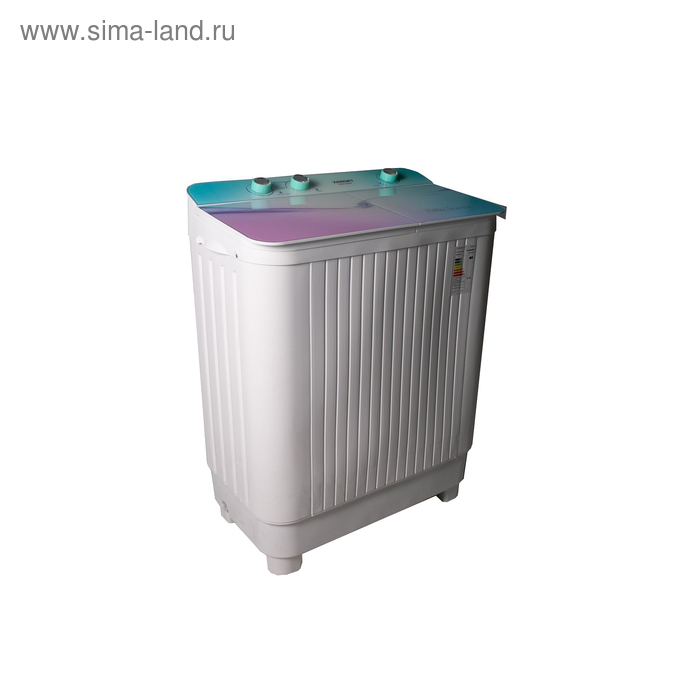 Стиральная машина Zarget ZWM 60GM, вертикальная, полуавтомат, 1350 об/мин, 6 кг, белая - Фото 1