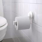 Держатель туалетной бумаги на присоске ТИСКЕН, цвет белый - Фото 2