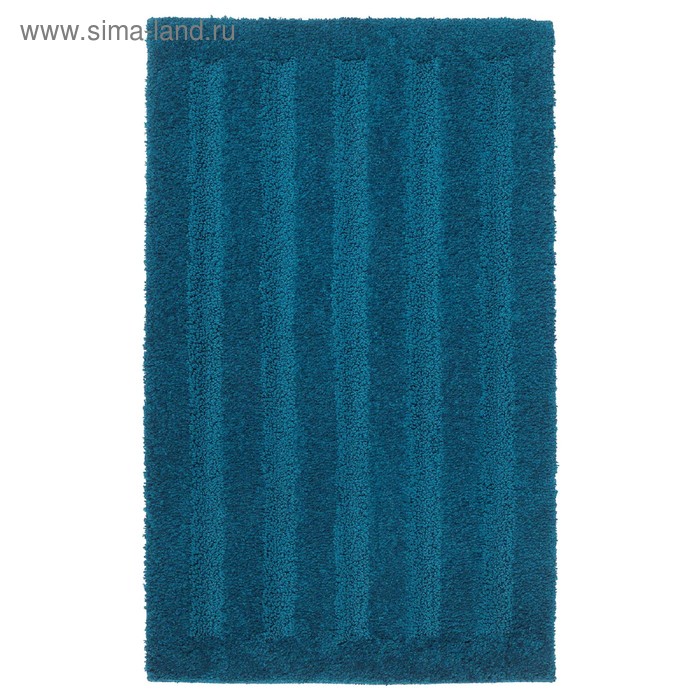 Коврик для ванной ЭМТЕН, размер 50х80 см, цвет тёмно-синий - Фото 1