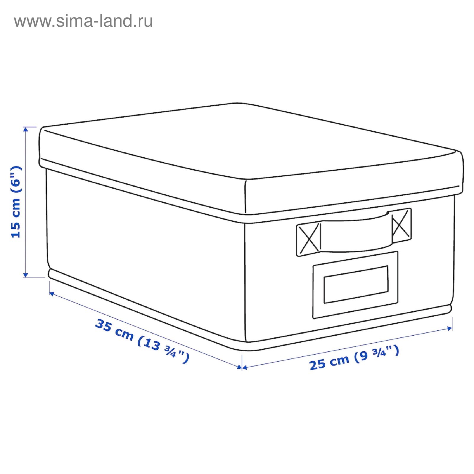 Короб икеа размер