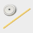 Кружка Доляна «Моряк», 450 мл, 10×7.5×13 см, стекло, с крышкой и трубочкой, прозрачный - Фото 5