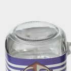 Кружка Доляна «Моряк», 450 мл, 10×7.5×13 см, стекло, с крышкой и трубочкой, прозрачный - Фото 7