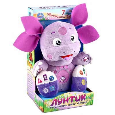 М Лунтика Учим цифры,цвета,фигуры на бат. арт.13681FB1