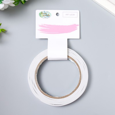 Клейкая лента двусторонняя пластик ш. 1 см, намотка 20 м