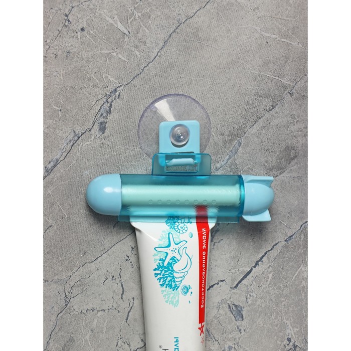 Выдавливатель для зубной пасты Доляна, на присоске, 10,5×6×2,5 см, цвет МИКС - фото 1927509835