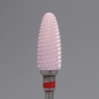 Фреза керамическая для маникюра «Кукуруза», мелкая нарезка, 7 × 16 мм, цвет розовый - Фото 5