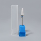 Фреза керамическая для маникюра «Конус скруглённый», средняя нарезка, 6×14 мм, в пластиковом футляре, белая - Фото 6