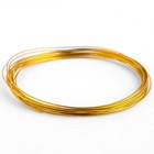 Проволока для плетения d=0.8 мм, намотка 5 м, цвет золотой - Фото 2