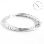 Проволока для плетения d=1,5 мм, намотка 5 м, цвет серебро - Фото 2