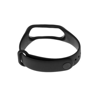 Ремешок для фитнес-браслета Mi Band 3/4 Luazon, черный