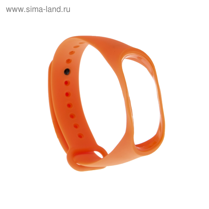 Ремешок для фитнес-браслета Mi Band 3/4 LuazON, оранжевый - Фото 1