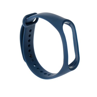 Ремешок для фитнес-браслета Mi Band 3/4 LuazON, темно-синий