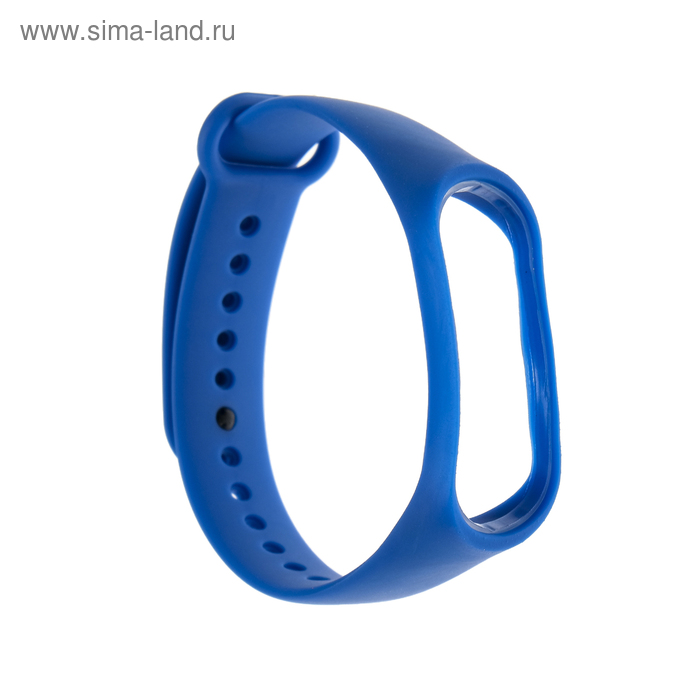 Ремешок для фитнес-браслета Mi Band 3/4 LuazON, синий - Фото 1