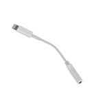 Переходник Luazon, с Lightning на Jack 3.5, музыка + гарнитура, от iOS 10.3, белый - Фото 3