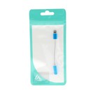 Переходник Luazon, с Lightning на Jack 3.5, музыка + гарнитура, от iOS 10.3, белый - Фото 5