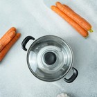 Кастрюля Promo, 1.2 л, 18×8 см, с крышкой, нержавеющая сталь - Фото 6