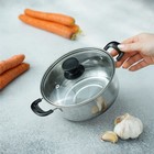 Кастрюля Promo, 1.2 л, 18×8 см, с крышкой, нержавеющая сталь - Фото 8