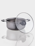 Кастрюля Promo, 1.7 л, d=20 см, с крышкой, нержавеющая сталь, хромированная - Фото 2