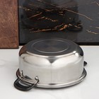 Кастрюля Promo, 2.3 л, 22×9 см, с крышкой, нержавеющая сталь - Фото 3