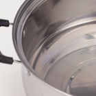 Кастрюля Promo, 2.3 л, 22×9 см, с крышкой, нержавеющая сталь - Фото 4