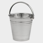 Ведро для льда «Классик», 18.5×17.5×16 см, нержавеющая сталь - Фото 2