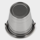 Ведро для льда «Классик», 18.5×17.5×16 см, нержавеющая сталь - Фото 6